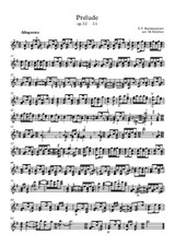 Prelude No.11 by Rachmaninov (arr. for guitar)